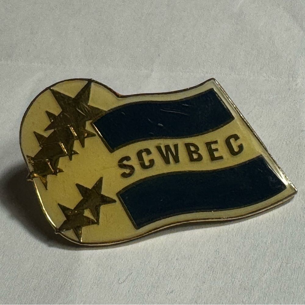 Gold and Blue SCWBEC Pin
